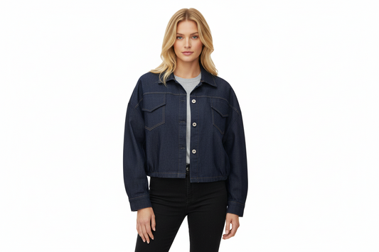 giacca denim donna